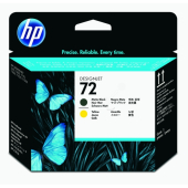  Original HP 72, C9384A Druckkopf schwarz matt +gelb 